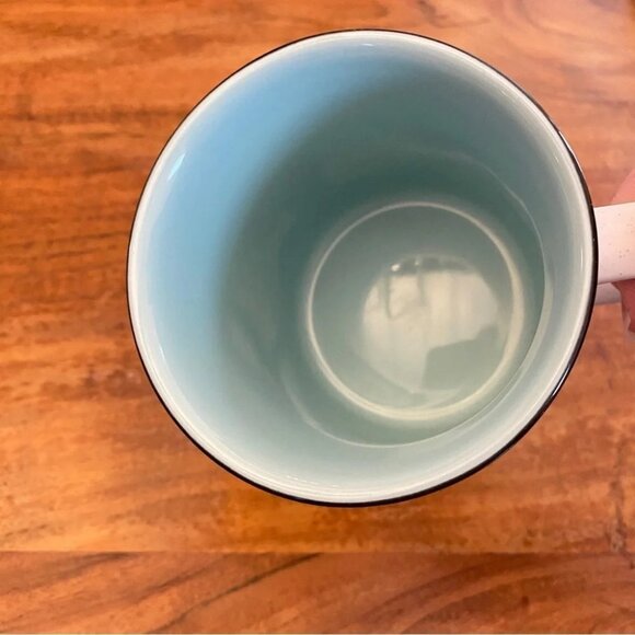 David’s Tea Rustic Mug Christmas Holiday Camper Cup with Little Green Trees 13oz - Picture 14 of 14